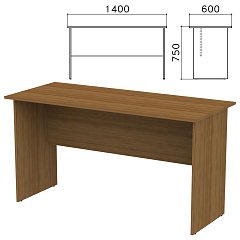 Стол письменный "Канц", 1400х600х750 мм, цвет орех пирамидальный, СК21.9 фото