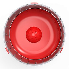 ZOLUX, Бесшумное колесо для грызунов Rody 3, цвет рубиново-красный, 206035 фото