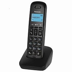 Радиотелефон PANASONIC KX-TGB610RUB, память 50 номеров, АОН, повтор, часы/будильник, чёрный фото