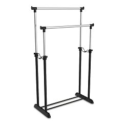 Вешалка для плечиков SHT-WR4150, 1615х860х440 мм, пластик/металл, черная/хром фото