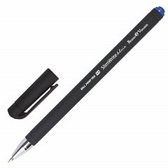 Ручка шариковая BRUNO VISCONTI "SlimWrite", "Black", СИНЯЯ, корпус черный, узел 0,5 мм, линия письма 0,3 мм, 20-0009 фото