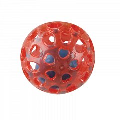 Игрушка для собак из термопласт. резины "Сфера с шариком", d65мм, Triol фото