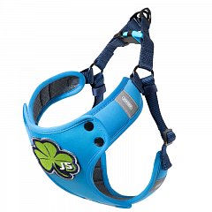 Мягкая шлейка для собак JOYSER Walk Mood Harness L голубая фото
