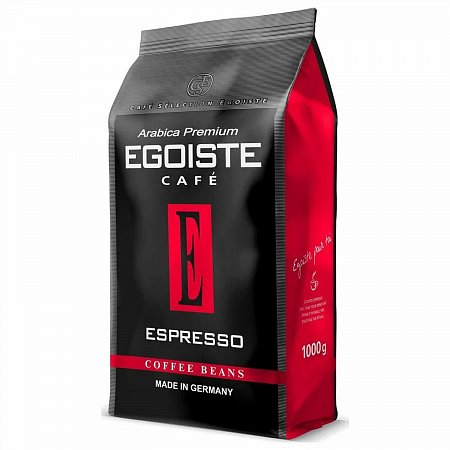 Кофе в зернах EGOISTE "Espresso", арабика 100%, 1000 г, вакуумная упаковка, EG10004021 фото