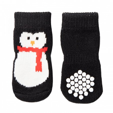 Носки для собак "Пингвин", размер S, серия NEW YEAR, Triol фото