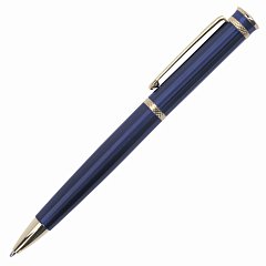 Ручка подарочная шариковая BRAUBERG "Perfect Blue", корпус синий, узел 1 мм, линия письма 0,7 мм, синяя, 141415 фото
