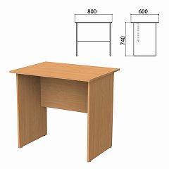 Стол письменный "Бюджет", 800х600х740 мм, груша ароза, 402659-336 фото