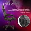 Кресло компьютерное BRABIX "Rider Plus EX-544" КОМФОРТ, экокожа, черное/серое, 531582