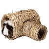 Домик NATURAL для мелких животных из луговых трав "Труба", 290*250*160мм, Triol