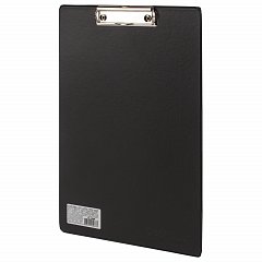 Доска-планшет ОФИСМАГ с прижимом А4 (230х350 мм), картон/ПВХ, РОССИЯ, ЧЕРНАЯ, 225986 фото