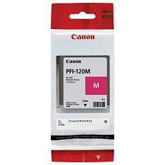 Картридж струйный CANON (PFI-120M) для imagePROGRAF TM-200/205/300/305, пурпурный, 130 мл, оригинальный, 2887C001 фото