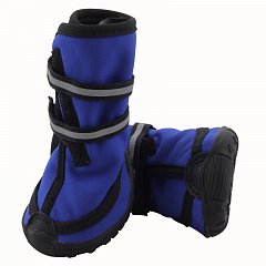 YXS137-S Ботинки для собак, синие, 55*50*65мм (уп.4шт.), Triol фото