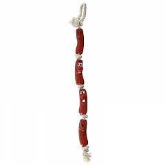 Игрушка для собак "Четыре сосиски, веревка", 630мм, Triol фото