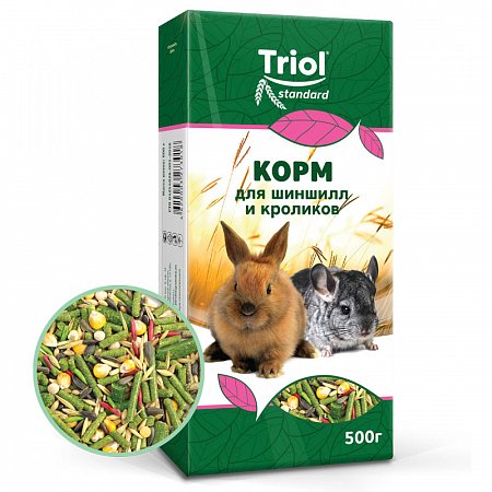 Корм Тriol Standard для шиншилл и кроликов, 500г, Triol фото