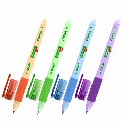 Ручка стираемая гелевая с эргономичным грипом BRAUBERG KIDS "RESTART COLOR", СИНЯЯ, игольчатый пишущий узел 0,5 мм, линия 0,35 мм, 144097 фото