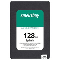 Твердотельный накопитель SSD SMARTBUY Splash 128GB, 2,5", SATA III, черный, SBSSD-128GT-MX902-25S3 фото