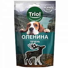 Лакомство для собак "Печень оленя", 50г, серия PLANET FOOD, Triol фото