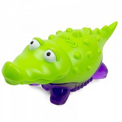 Игрушка для маленьких собак Крокодильчик с пищалкой 10см, серия SUPPA PUPPA фото