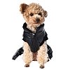 Попона для собак утепленная с юбкой "Звезда диско" L, черная, размер 35см, серия BE TRENDY, Triol