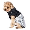 Попона для собак утепленная "Звезда диско" S, серебристо-черная, размер 25см, серия BE TRENDY, Triol