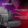 Кресло компьютерное BRABIX "Rider Plus EX-544" КОМФОРТ, экокожа, черное/серое, 531582