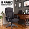 Кресло офисное BRABIX PREMIUM "Solid HD-005", НАГРУЗКА до 180 кг, ткань, черное, 531822