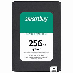 Твердотельный накопитель SSD SMARTBUY Splash 256GB, 2,5", SATA III, черный, SBSSD-256GT-MX902-25S3 фото