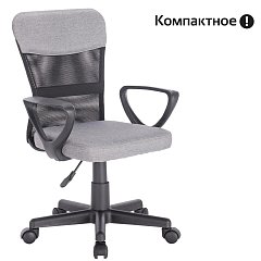 Кресло подростковое КОМПАКТНОЕ BRABIX "Jet MG-315", серое, 531840 фото