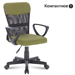 Кресло подростковое КОМПАКТНОЕ BRABIX "Jet MG-315", зеленое, 531841 фото
