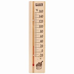 Термометр для бани и сауны, деревянный, ПТЗ, ТСС-2Б фото