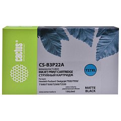 Картридж струйный CACTUS (CS-B3P22A) для HP DesignJet T920/T1500/T2530, черный матовый фото