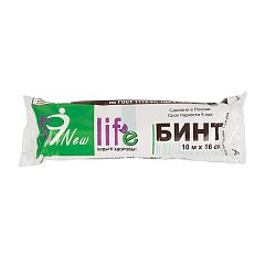 Бинт марлевый стерильный NEW LIFE 10 м х 16 см, плотность 30 (±2) г/м2, индивидуальная упаковка фото