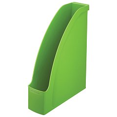 Лоток вертикальный для бумаг LEITZ "Plus", ширина 78 мм, зеленый, 24760050 фото