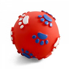 Игрушка для собак из винила "Мяч с лапками", d60мм, Triol фото