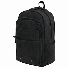 Рюкзак BRAUBERG для старшеклассников/студентов/молодежи, холщовый, "Пульс", 20 литров, 44х30х14 см, 225296 фото