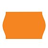 Этикет-лента 22х12 мм, волна, оранжевая, комплект 5 рулонов по 800 шт., BRAUBERG, 123574