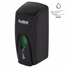 Дозатор для жидкого мыла LAIMA PROFESSIONAL ORIGINAL, НАЛИВНОЙ, 1 л, черный, ABS-пластик, 605783 фото