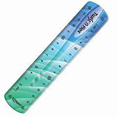 Линейка пластик 15 см, гибкая, MAPED (Франция) "Twist'n Flex Patterns", ассорти, 279115 фото
