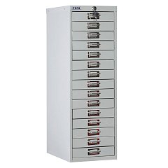 Шкаф металлический для документов ПРАКТИК "MDC-A4/910/15", 15 ящиков, 910х277х405 мм, собранный фото