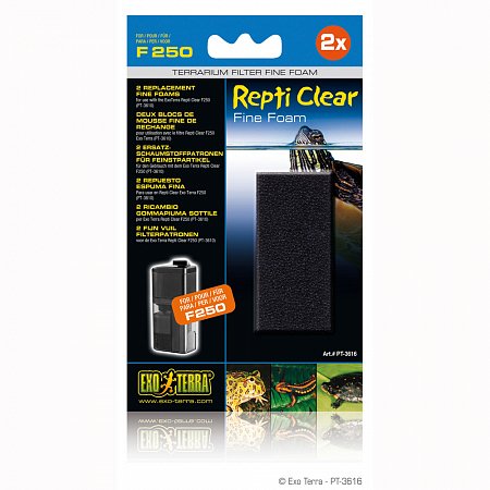 Губка фильтровальная мелкопористая для фильтров Repti Clear F 250 арт: РТ3610 (2 шт) PT3616 фото