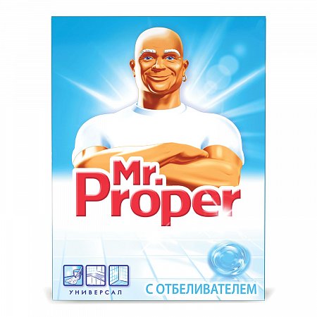Чистящее средство 400 г, MR.PROPER (Мистер Пропер), с отбеливающим эффектом, универсал, порошок фото