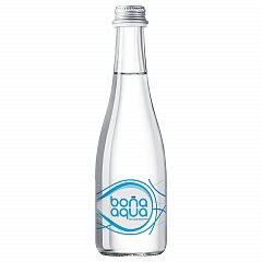 Вода негазированная питьевая BONA AQUA (БонаАква) 0,33л, стеклянная бутылка, ш/к 0009, 2418801 фото