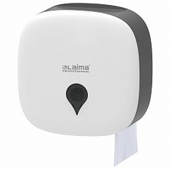 Диспенсер для туалетной бумаги ULTRA LAIMA PROFESSIONAL (Система T2), малый, белый, ABS-пластик, 606835 фото