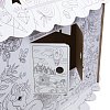 Картонный игровой развивающий Домик-раскраска "Для маленькой принцессы" высота 130см., BRAUBERG KIDS, 880363