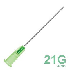 Иглы инъекционные одноразовые SFM 0,80 х 40 - 21G, КОМПЛЕКТ 100 шт. фото