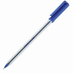 Ручка шариковая масляная PENSAN 1005, СИНЯЯ, корпус прозрачный, узел 0,7 мм, линия письма 0,5 мм, 1005 фото