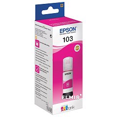 Чернила EPSON 103 (C13T00S34A) для СНПЧ EPSON L3100/L3101/L3110/L3150/L3151/L1110, пурпурные, ОРИГИНАЛЬНЫЕ фото