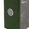 Папка-регистратор BRAUBERG, усиленный корешок, мраморное покрытие, 80 мм, с уголком, зеленая, 228030