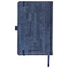 Ежедневник недатированный А5 (138x213 мм) BRAUBERG "Wood", кожзам, резинка, 136 л., синий, 111674