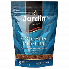 Кофе растворимый JARDIN "Colombia medellin", сублимированный, 150 г, мягкая упаковка фото